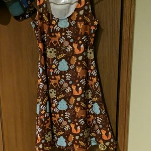 Woodland animals dress
